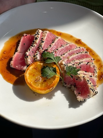 Seared Tuna Steak at Hayne Street Gastrolounge Bar and Restaurant in Monroe NC